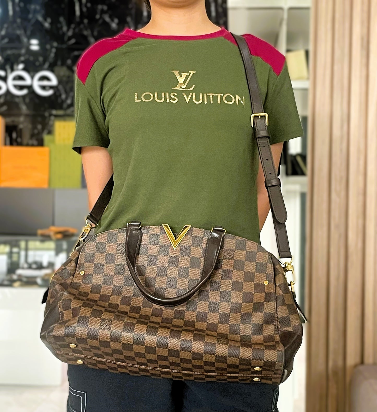 LV Damier Ebene Kensington