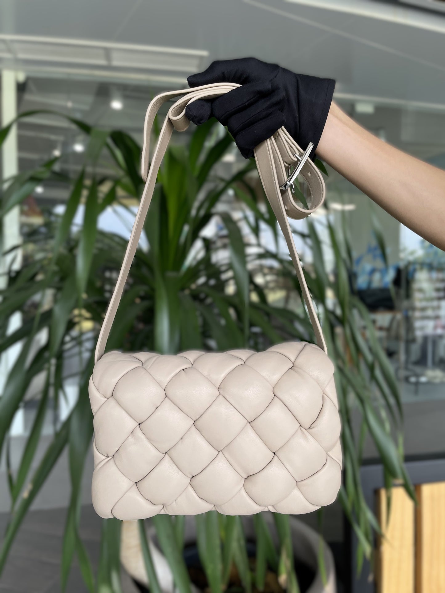 JW PEI Almond Maze Crossbody Bag