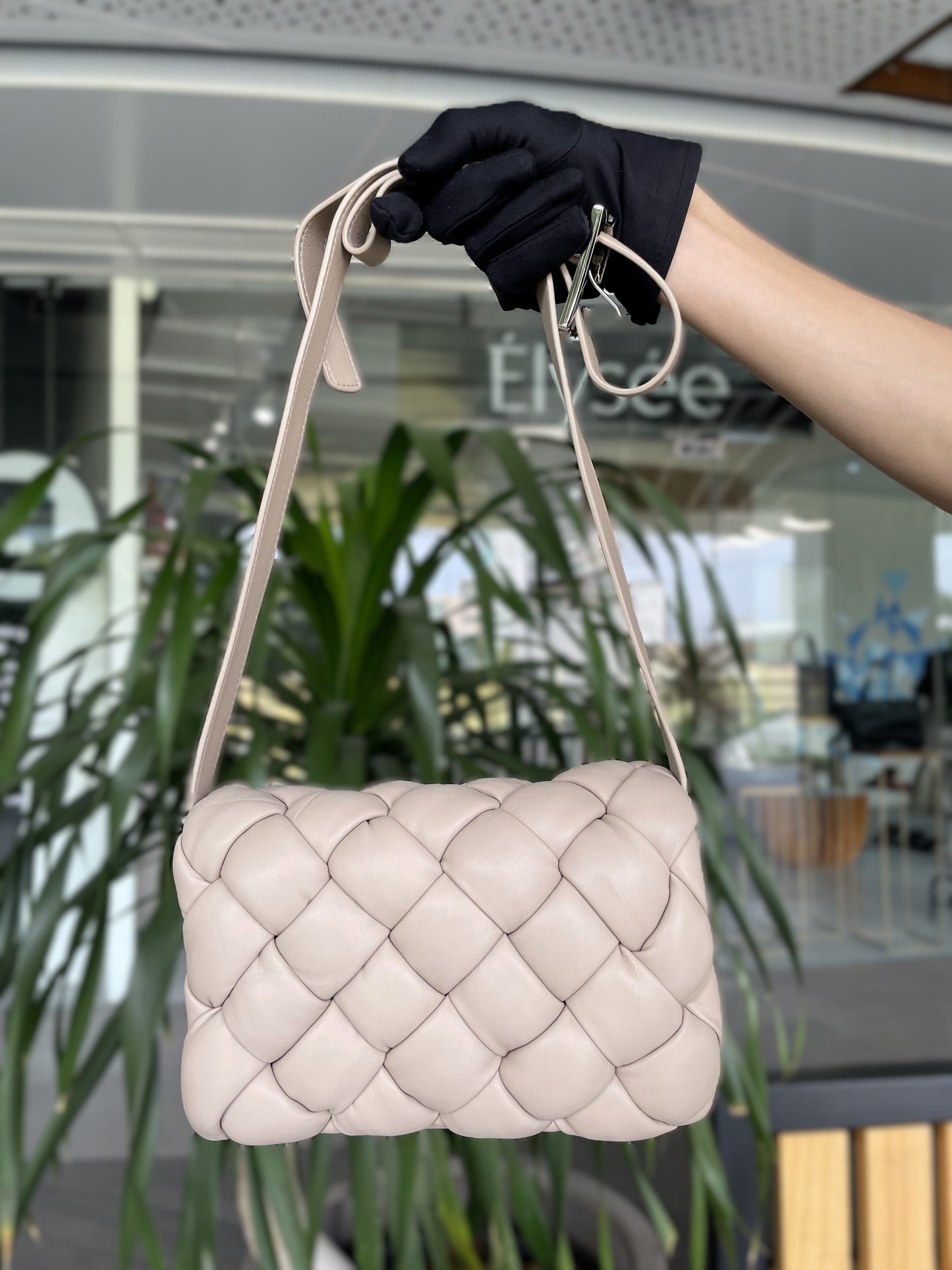 JW PEI Almond Maze Crossbody Bag