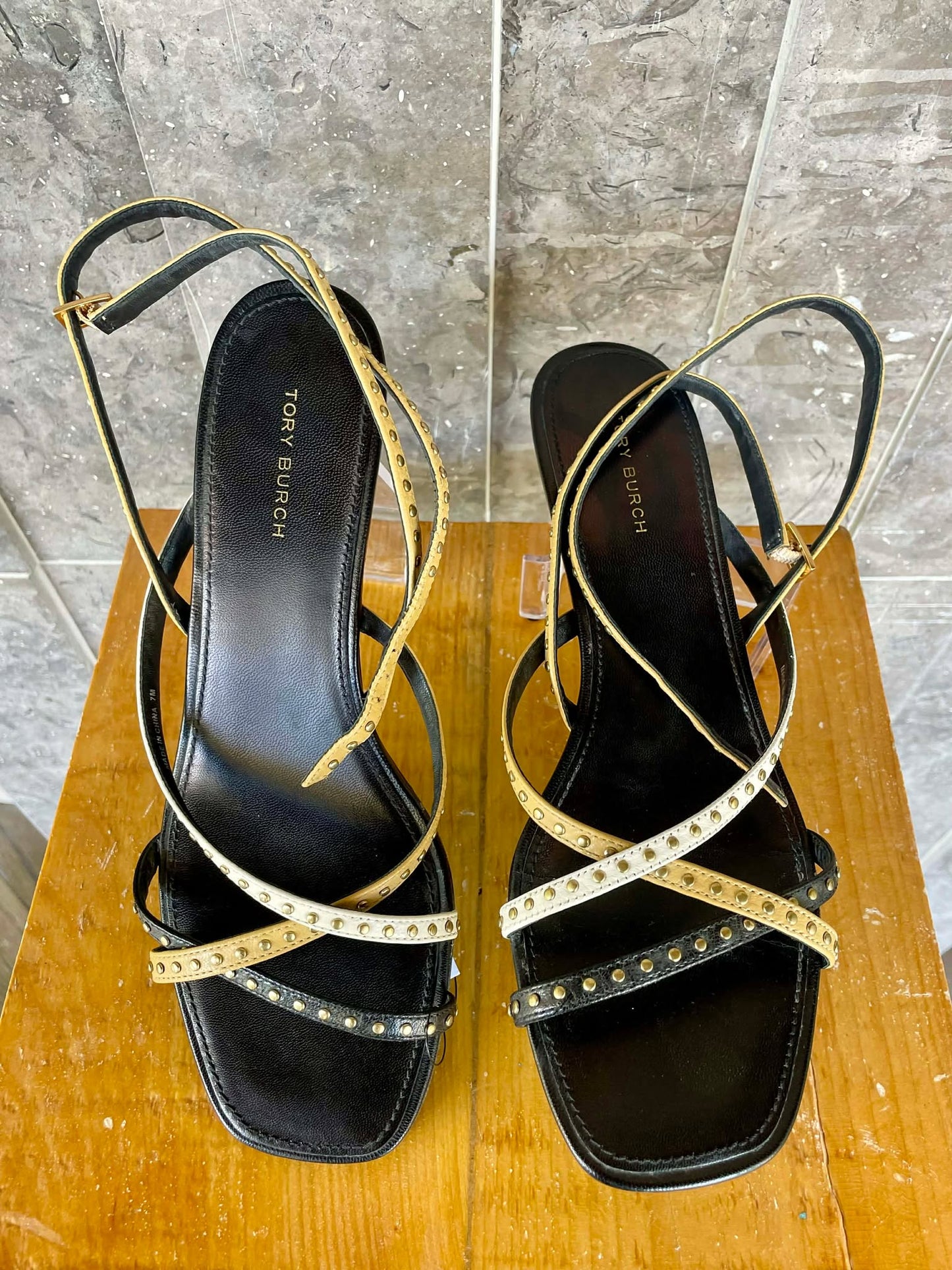 Tory Burch Capri Low-Heeled Sandals US 7