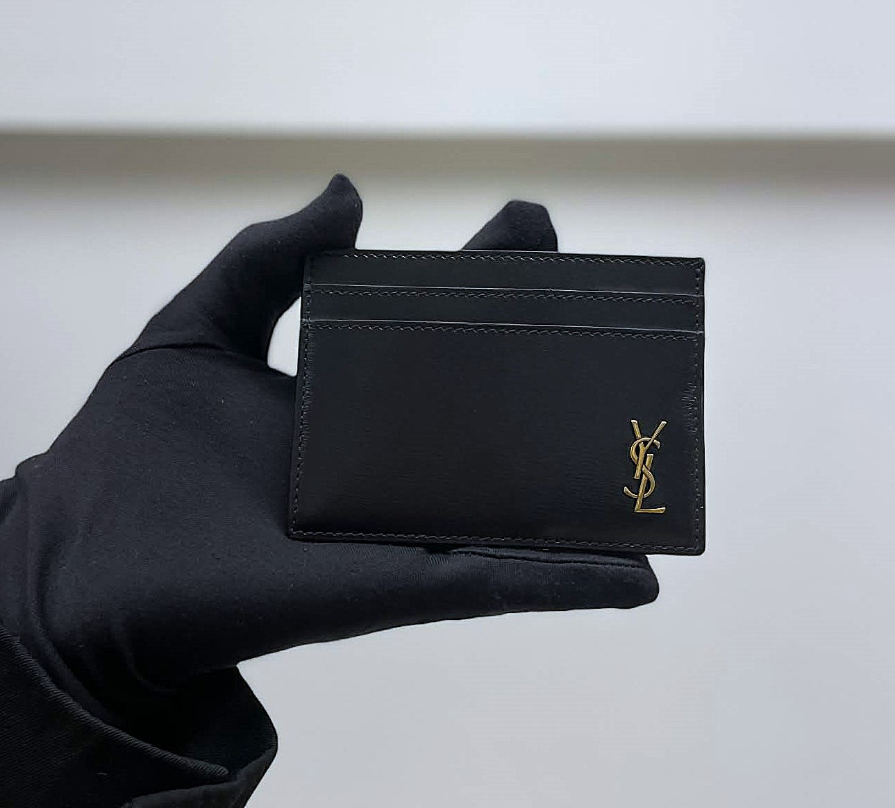 Saint Laurent Tiny Cassandre Card Holder
