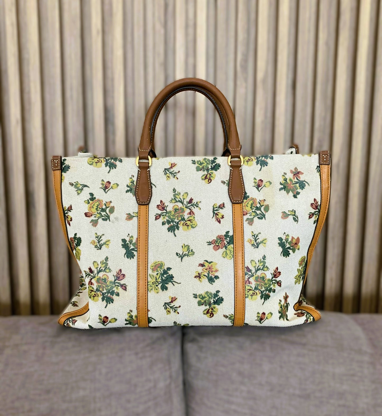 Tory Burch Blake Printed Canvas Jumbo Tote