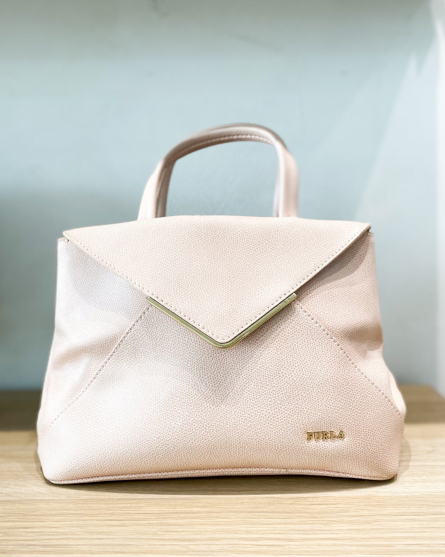 Furla Ivory Leather Bag