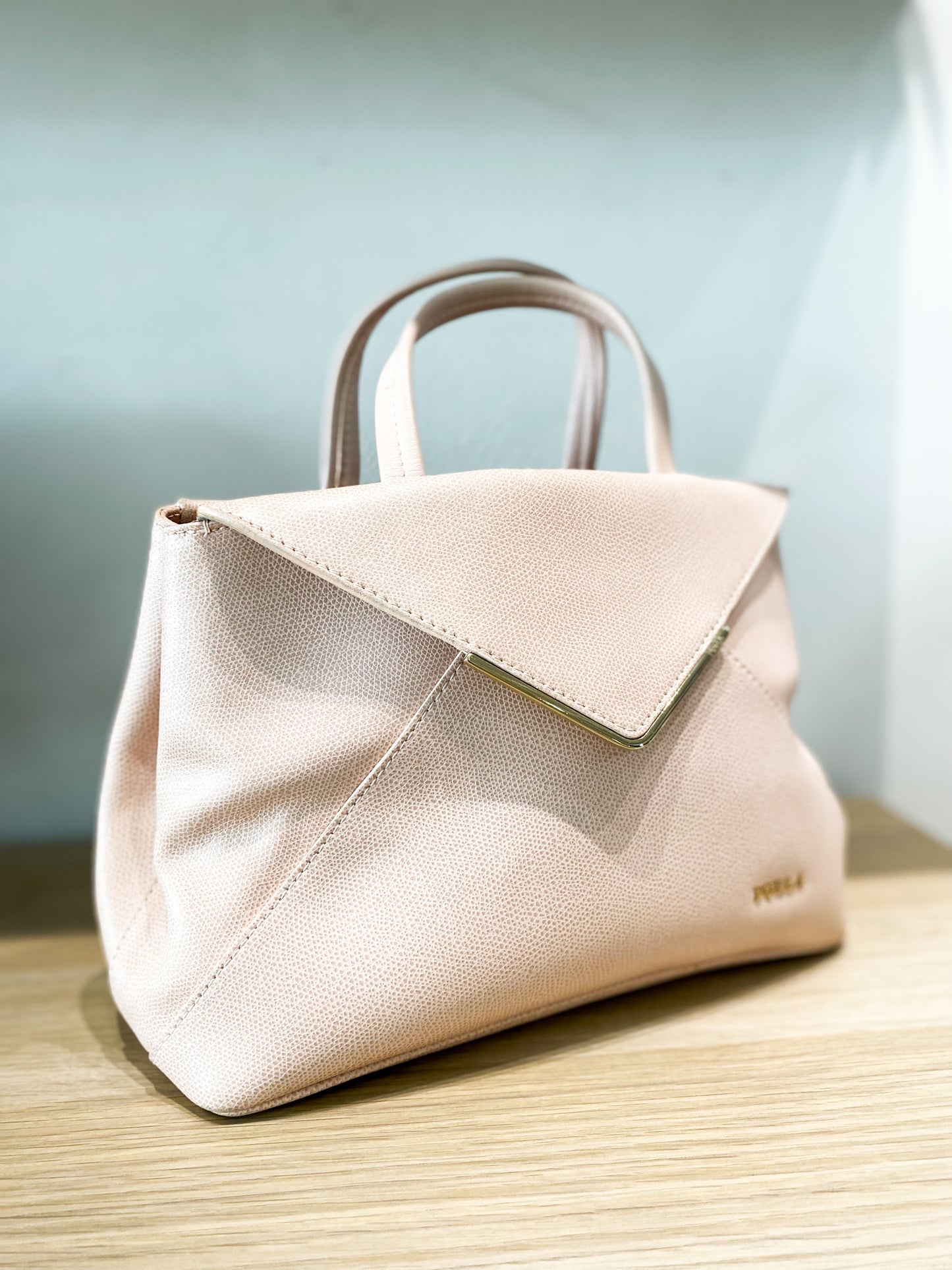 Furla Ivory Leather Bag
