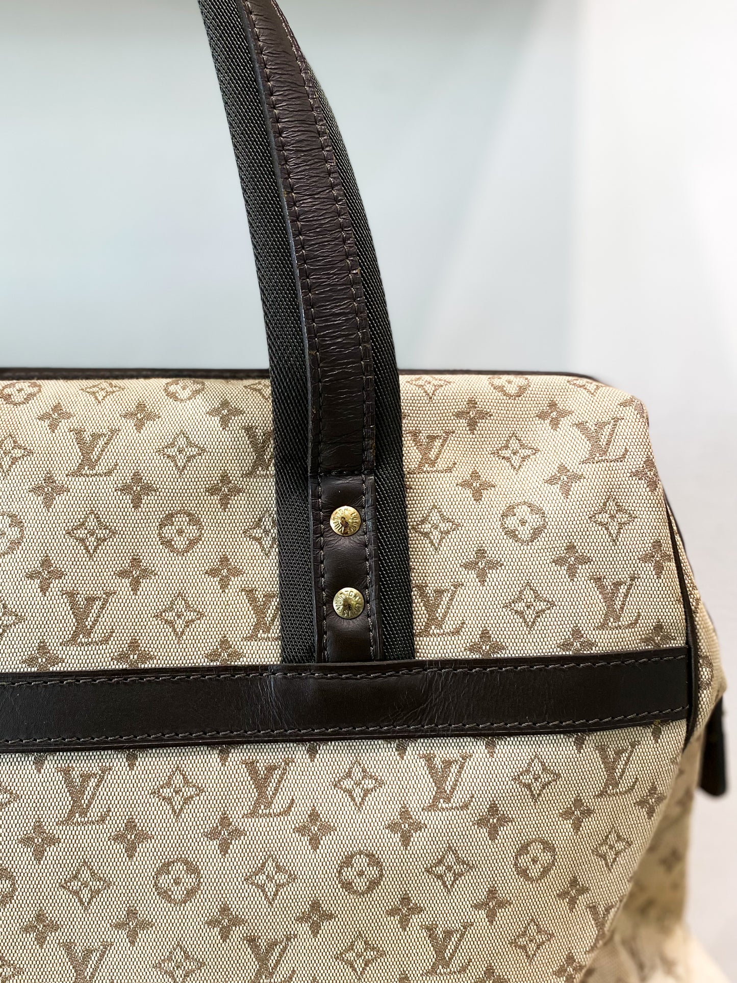 Louis Vuitton Mini lin Josephine Handbag