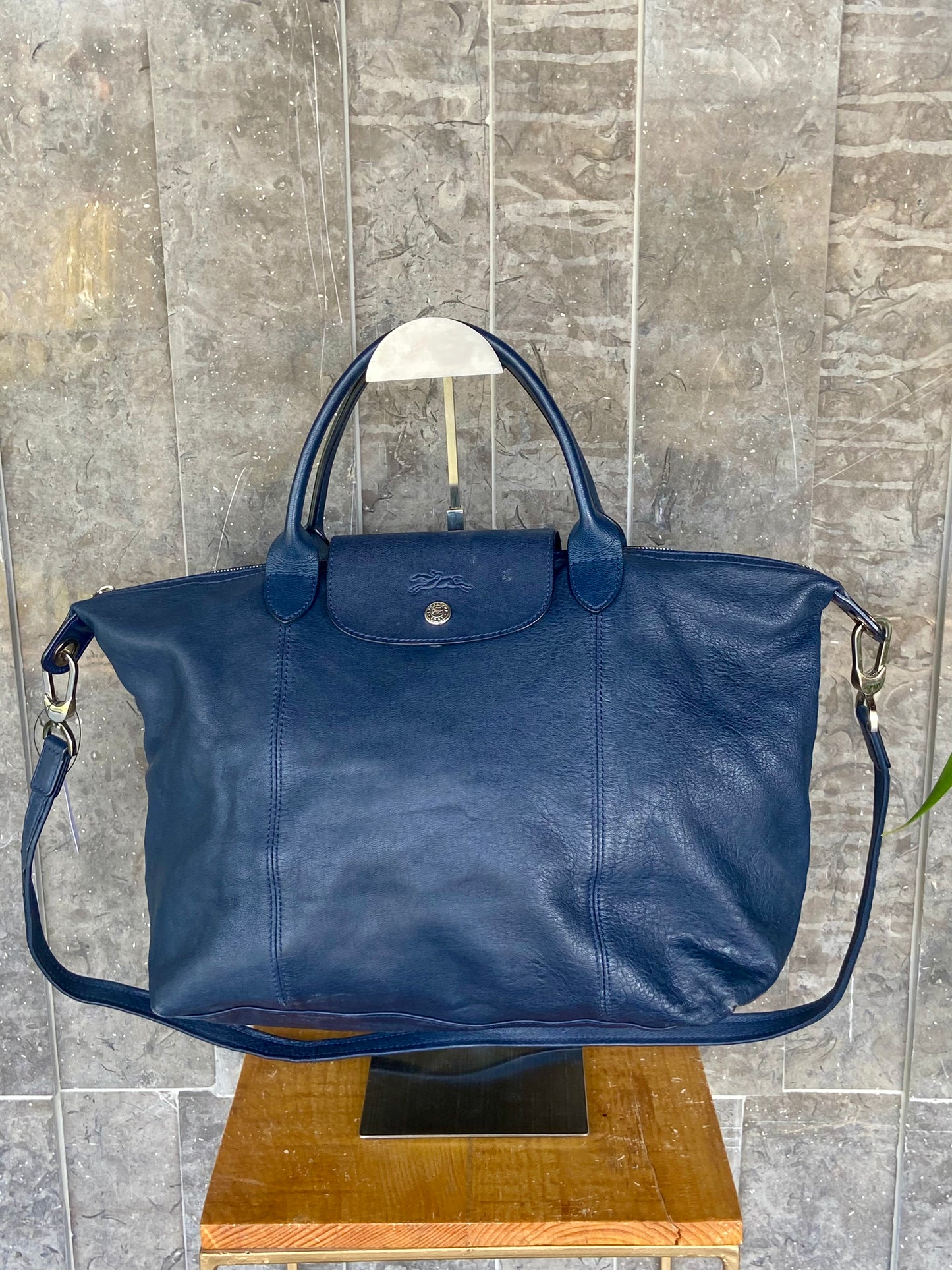 Longchamp Le Pliage Cuir Tote