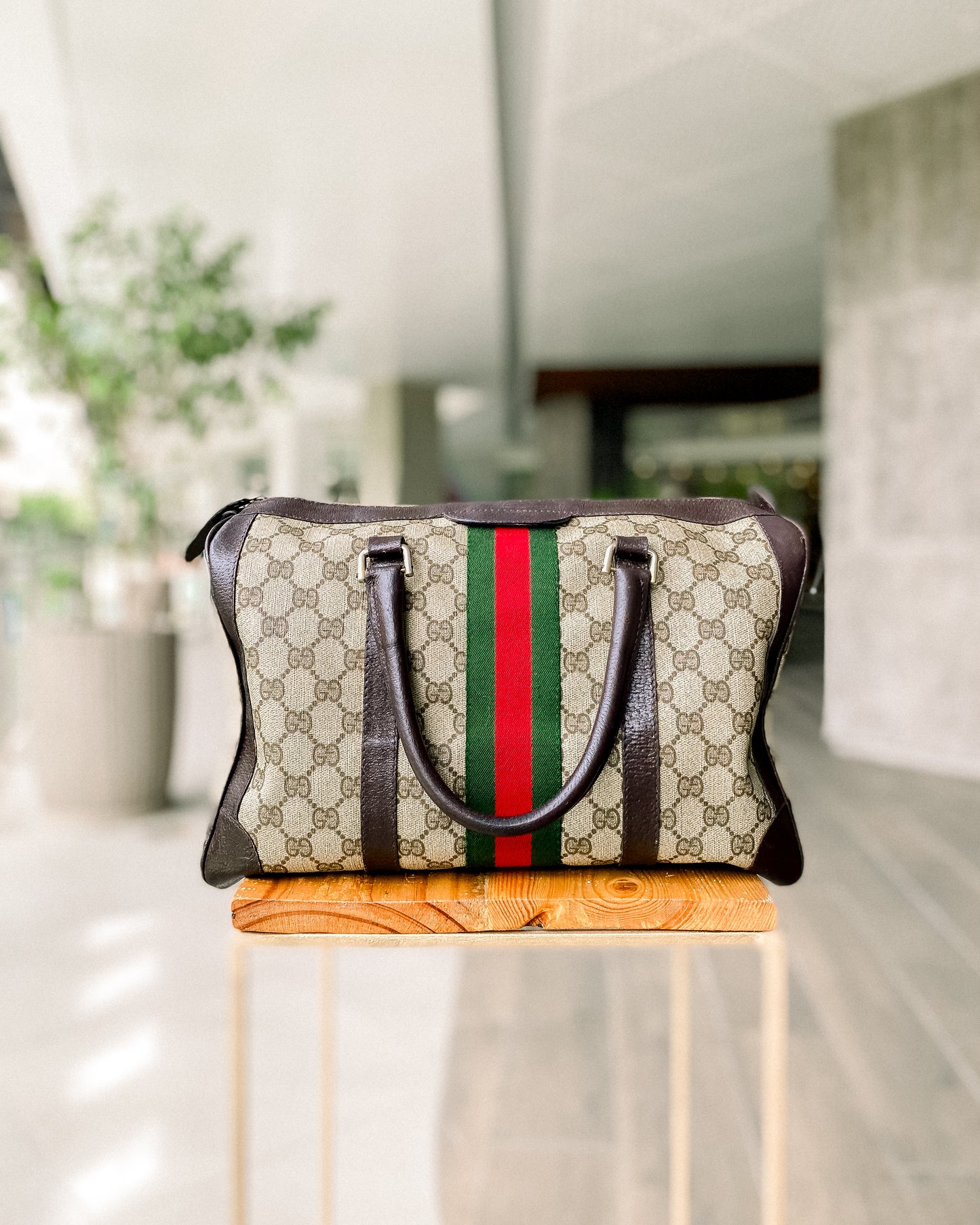 Gucci Vintage 80's Boston Bag