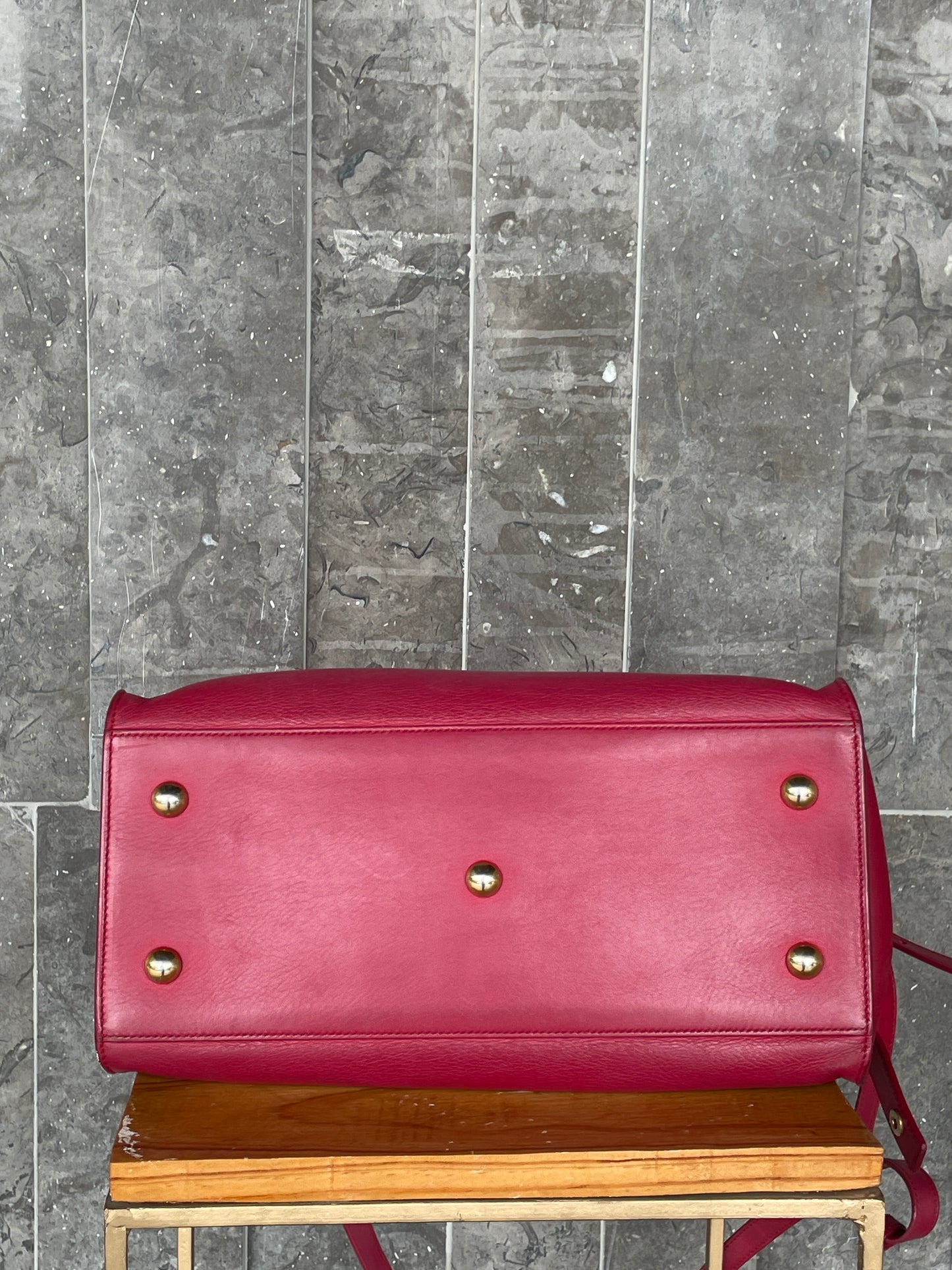 YSL Small Classic Y Cabas Bag
