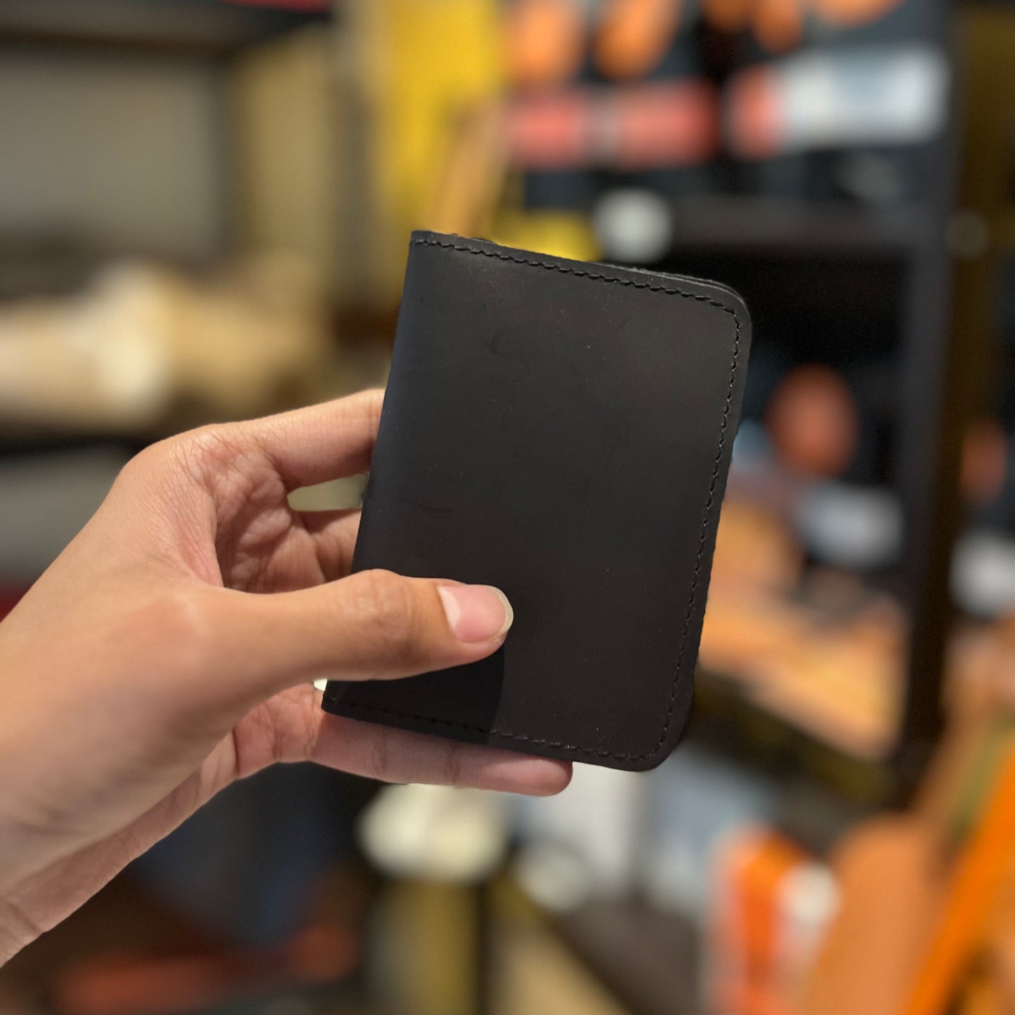 Cowhide Leather Card Holder