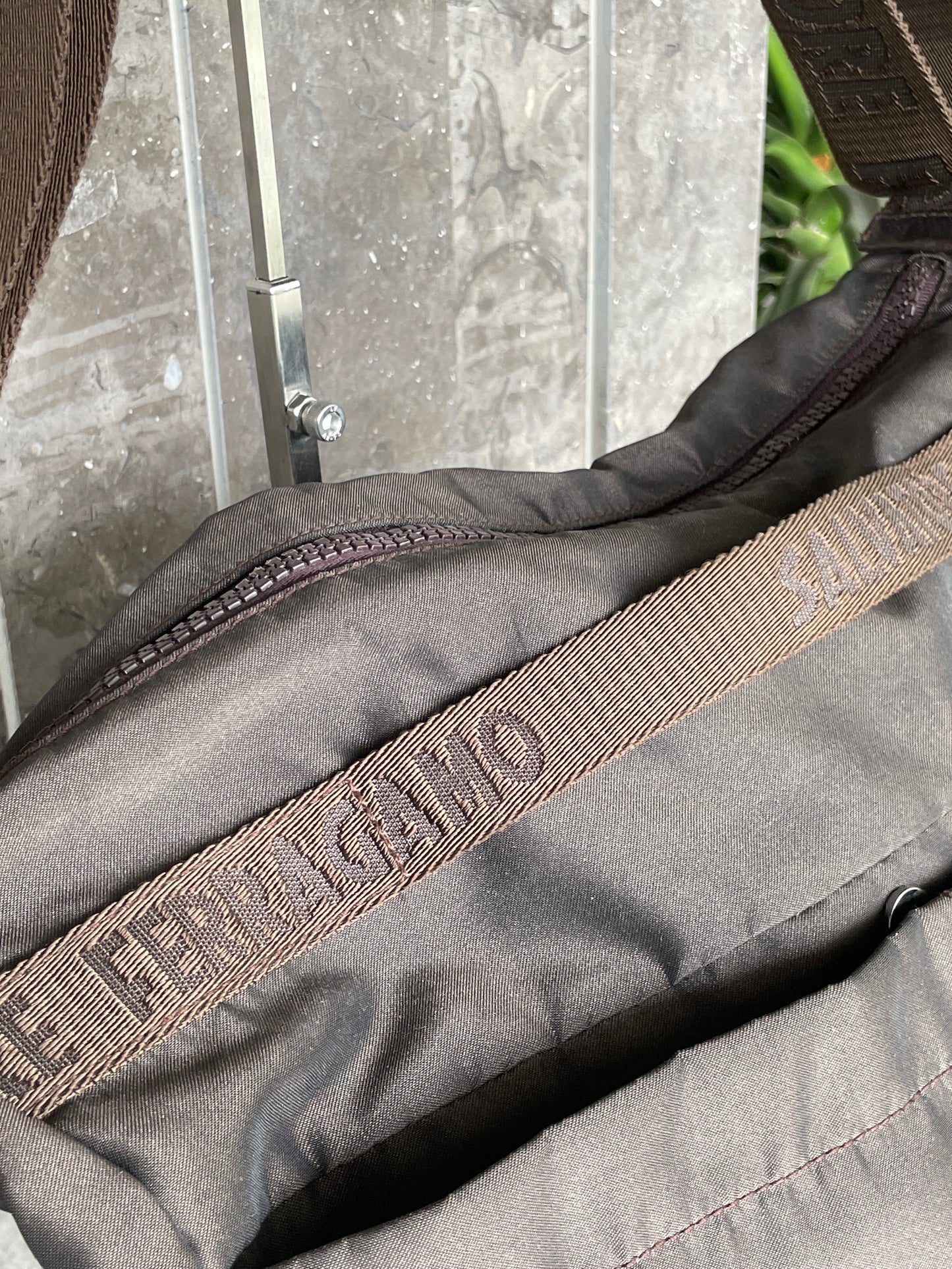 Salvator Ferragamo Nylon Messenger