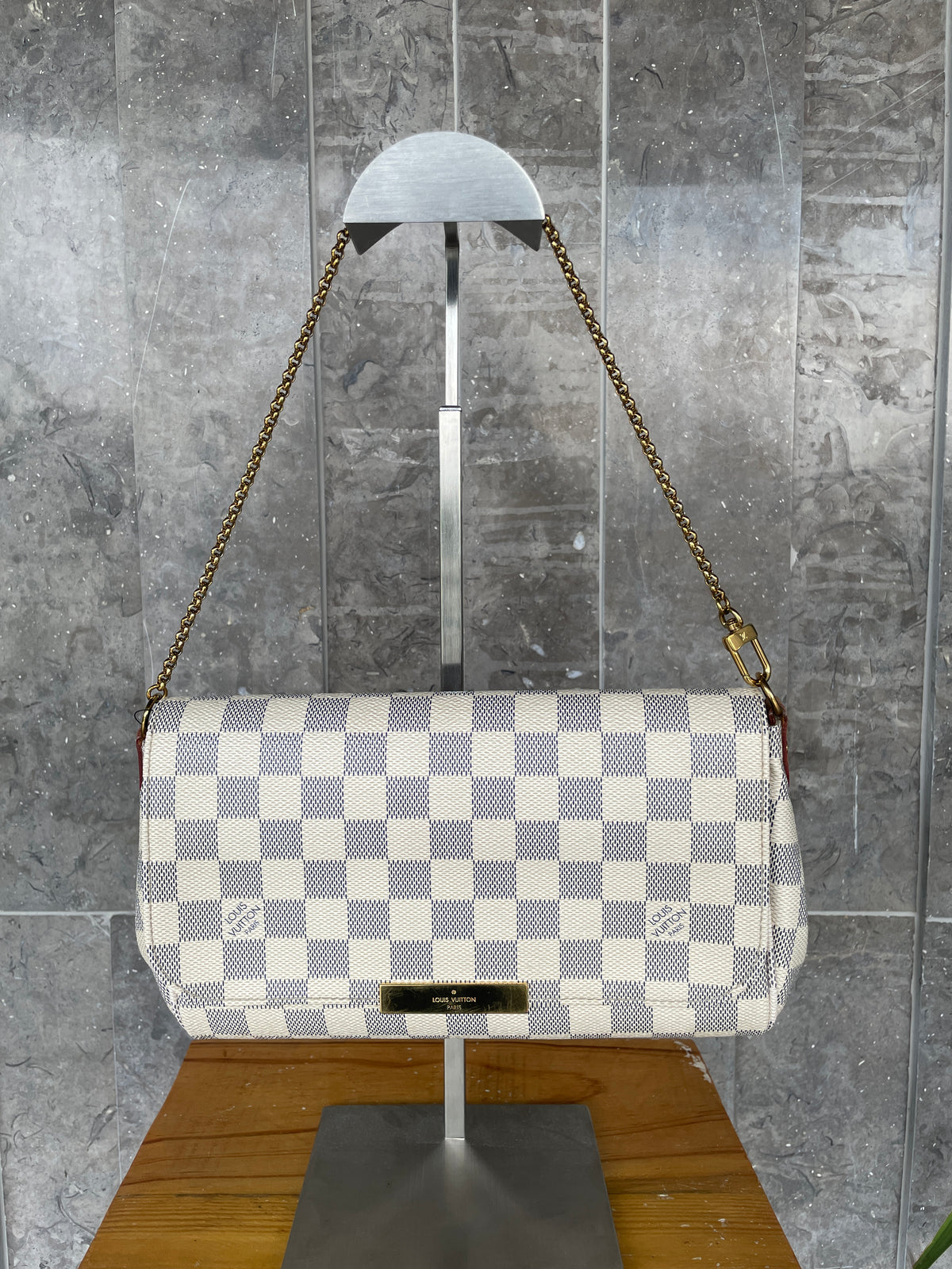 Louis Vuitton Favorite MM in Damier Azur