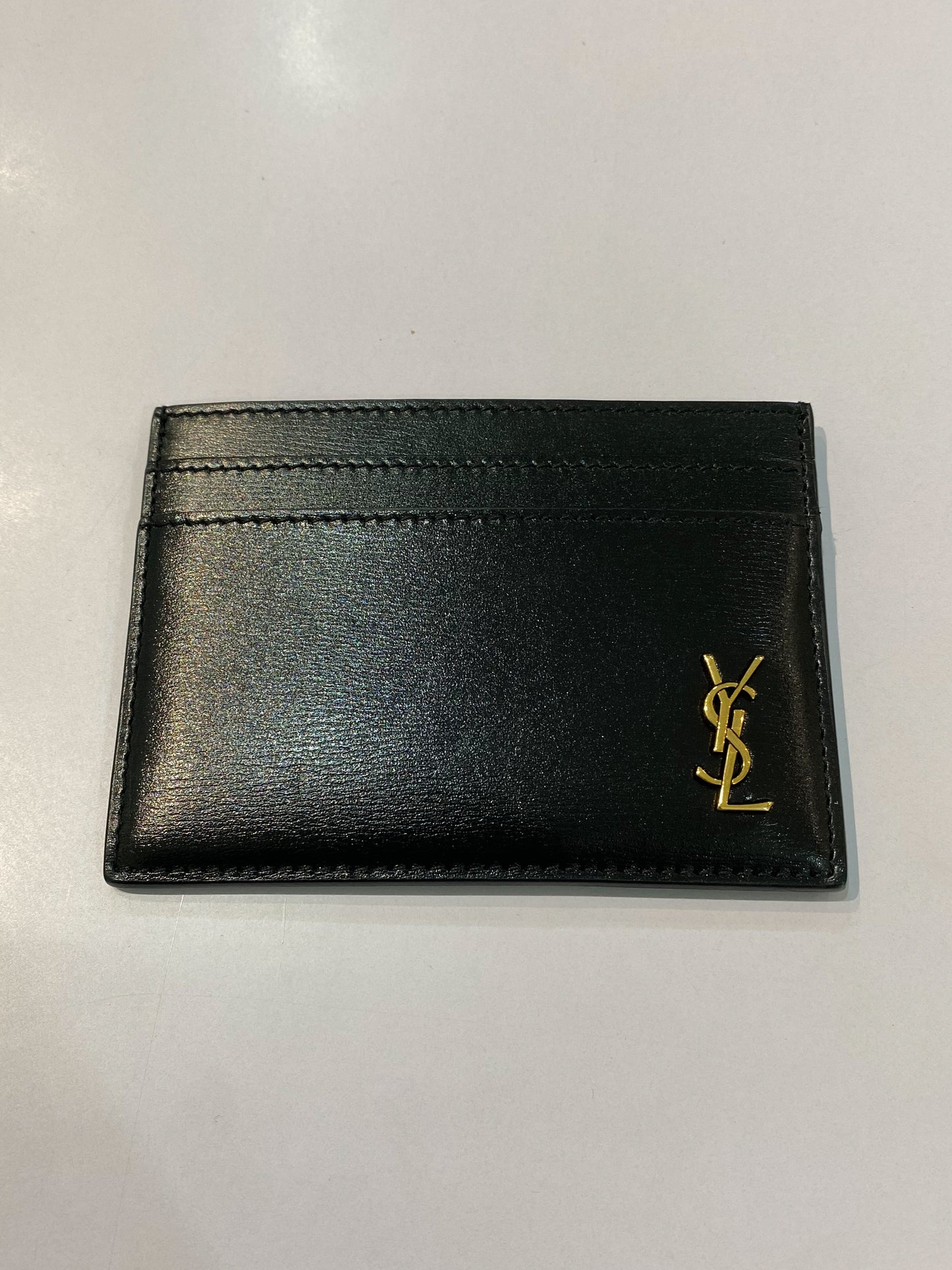 YSL Tiny Cassandre Open Card Case