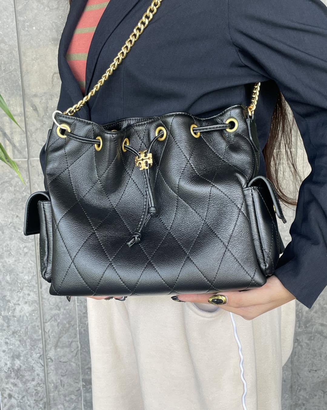 Tory Burch Charlie Quilted Shoulder Bag