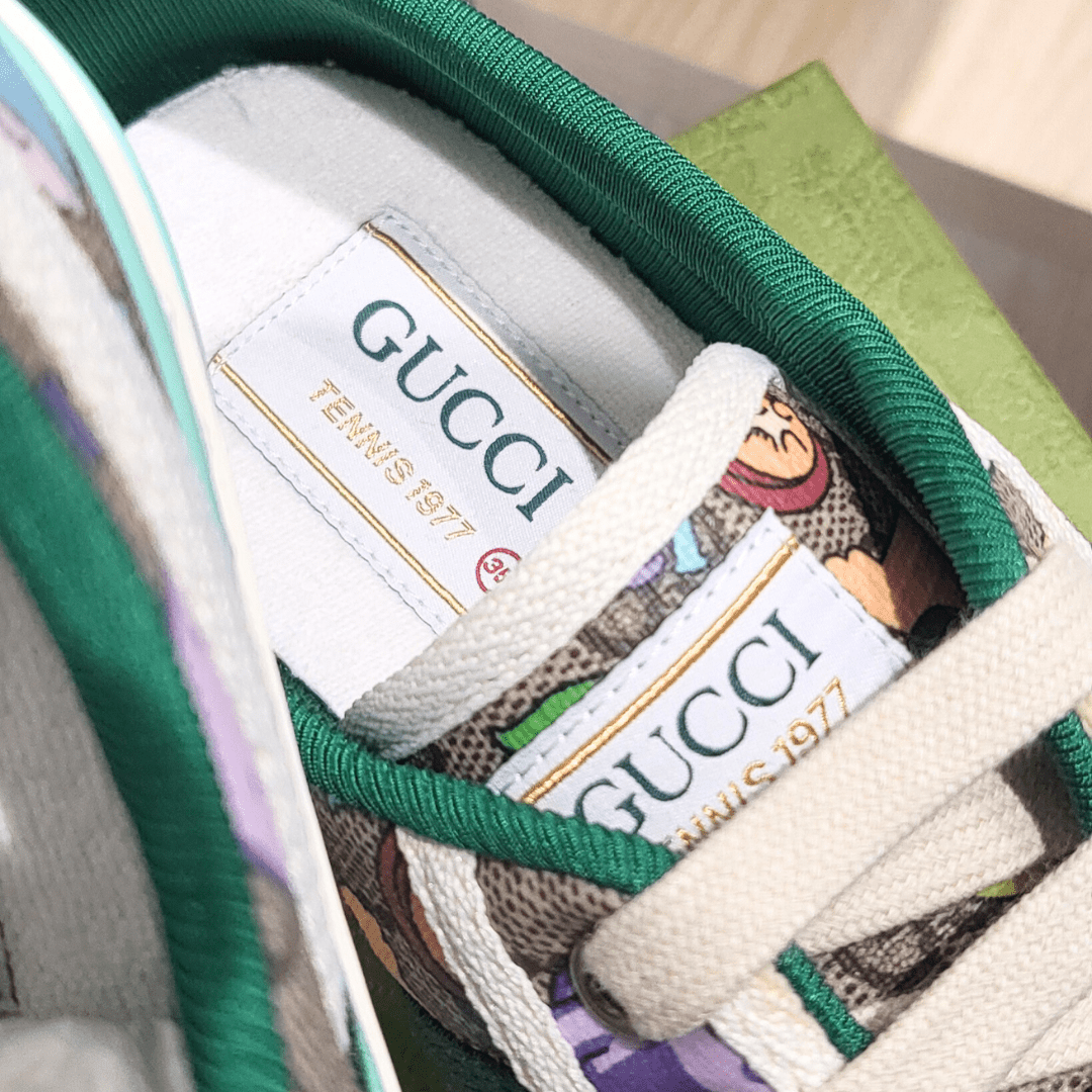 Gucci x Pikarar Tennis 1977 Shoes 'Animal Print' US 35 - Élysée