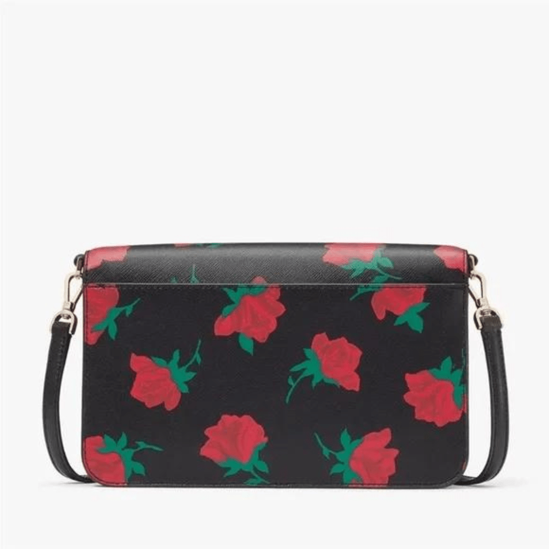 Kate Spade Madison Rose Toss Flap Crossbody Bag - Élysée