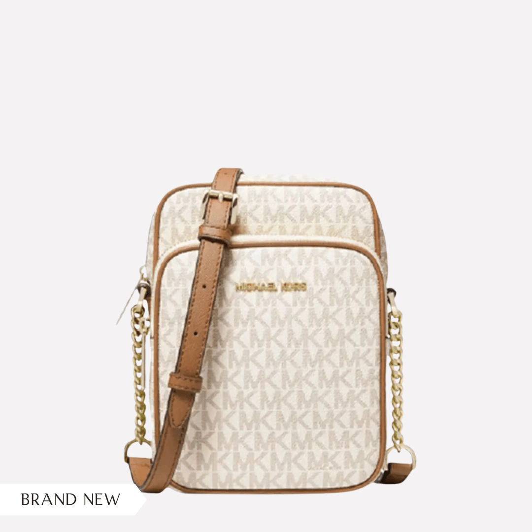 Michael Kors Jet Set Travel Medium Logo Crossbody Camera Bag - Élysée