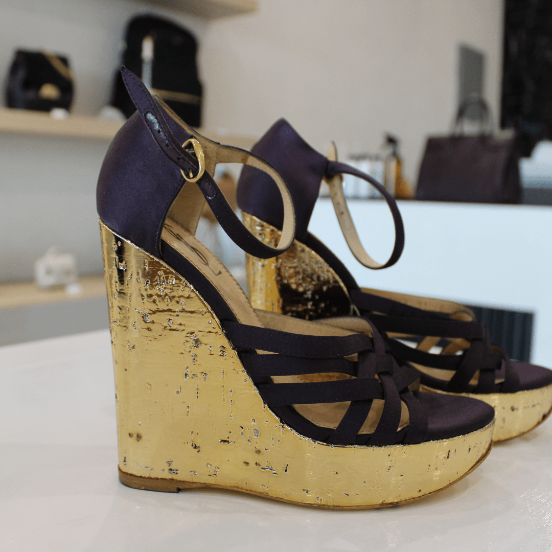 YSL New Y2K Open Toe Platform US 37 - Élysée