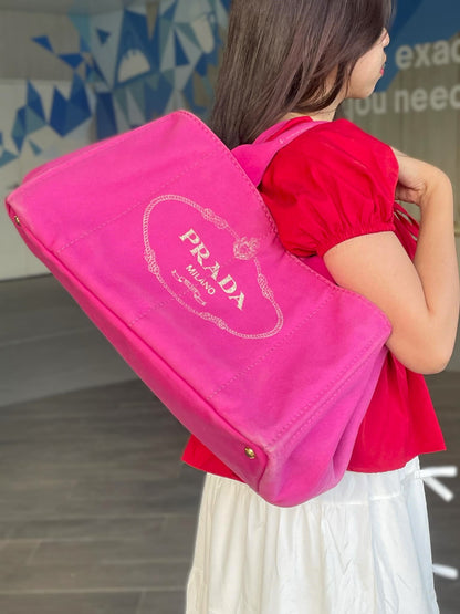 Prada Canapa Pink tote bag