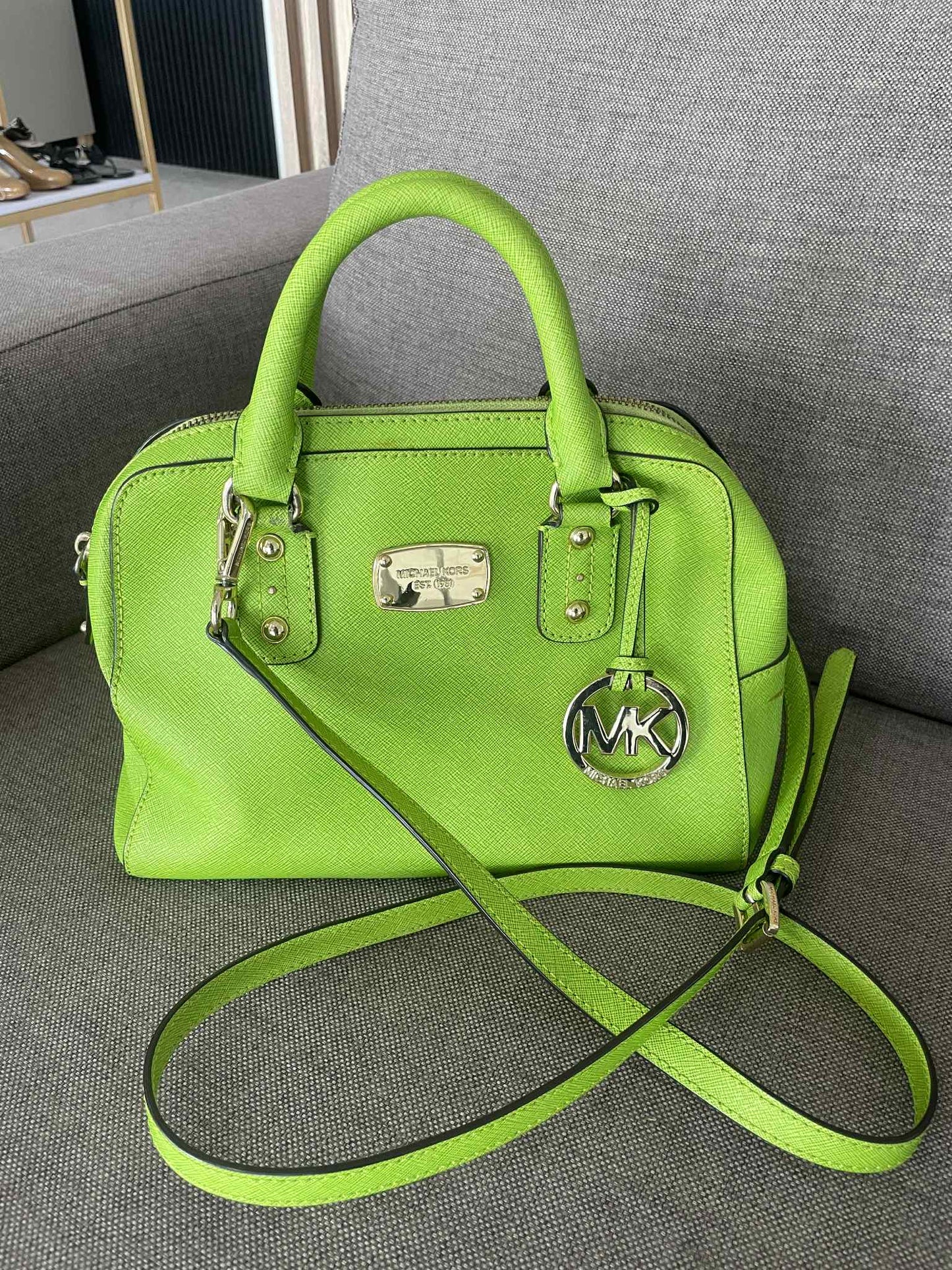 Michael Kors Green Handbag