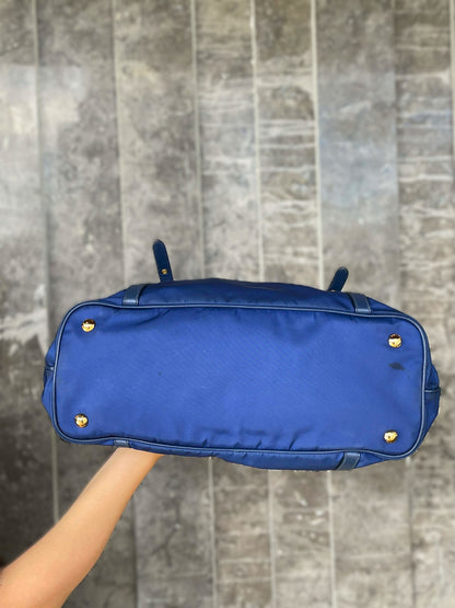 Prada Tessuto Tote Bag blue