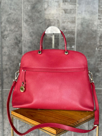 Furla Piper dark pink  Handbag