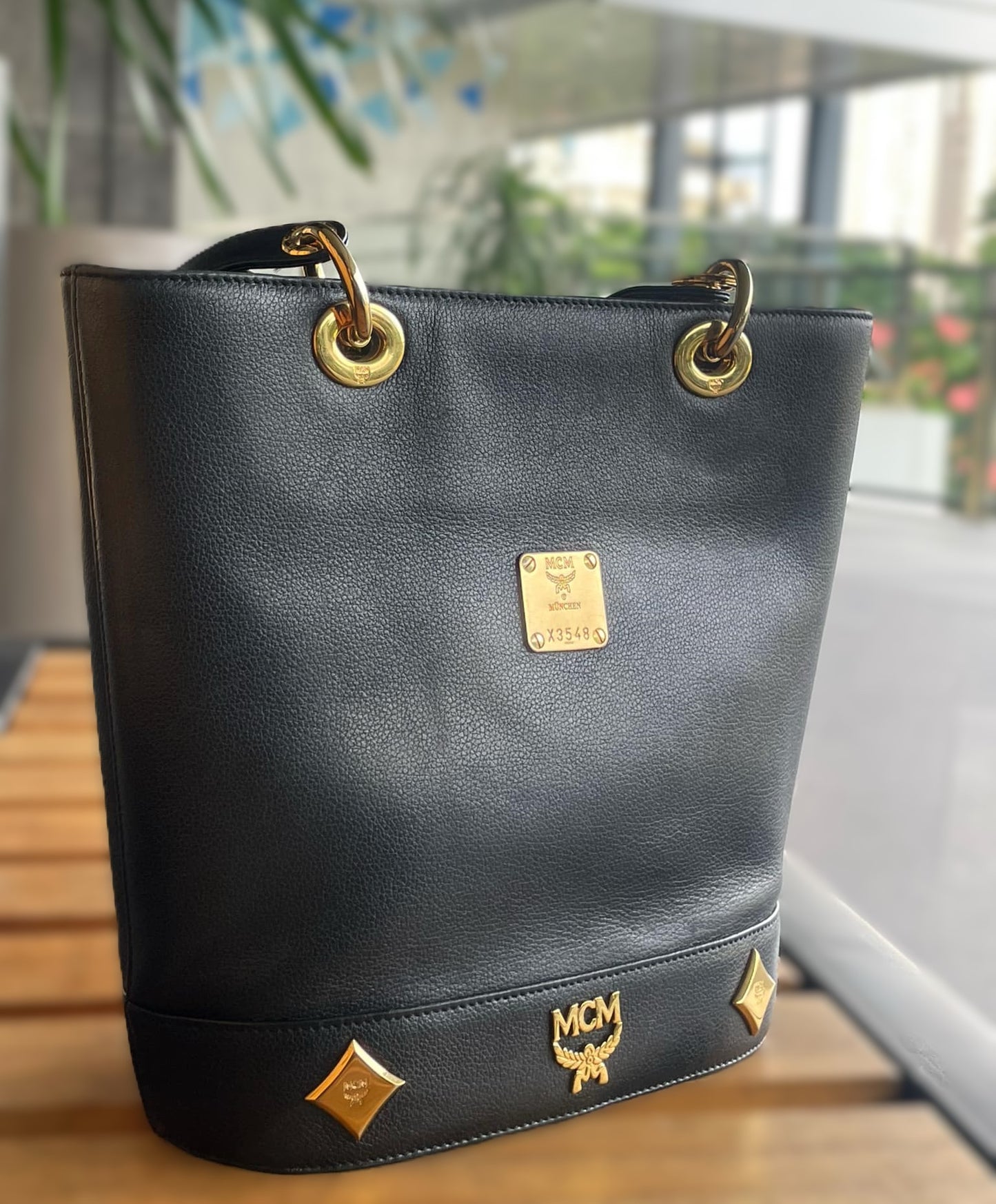 MCM Black Bucket bag