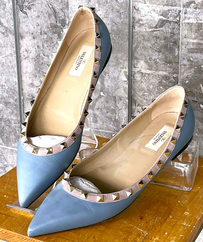 Valentino Garavani Rockstud Flats US 9