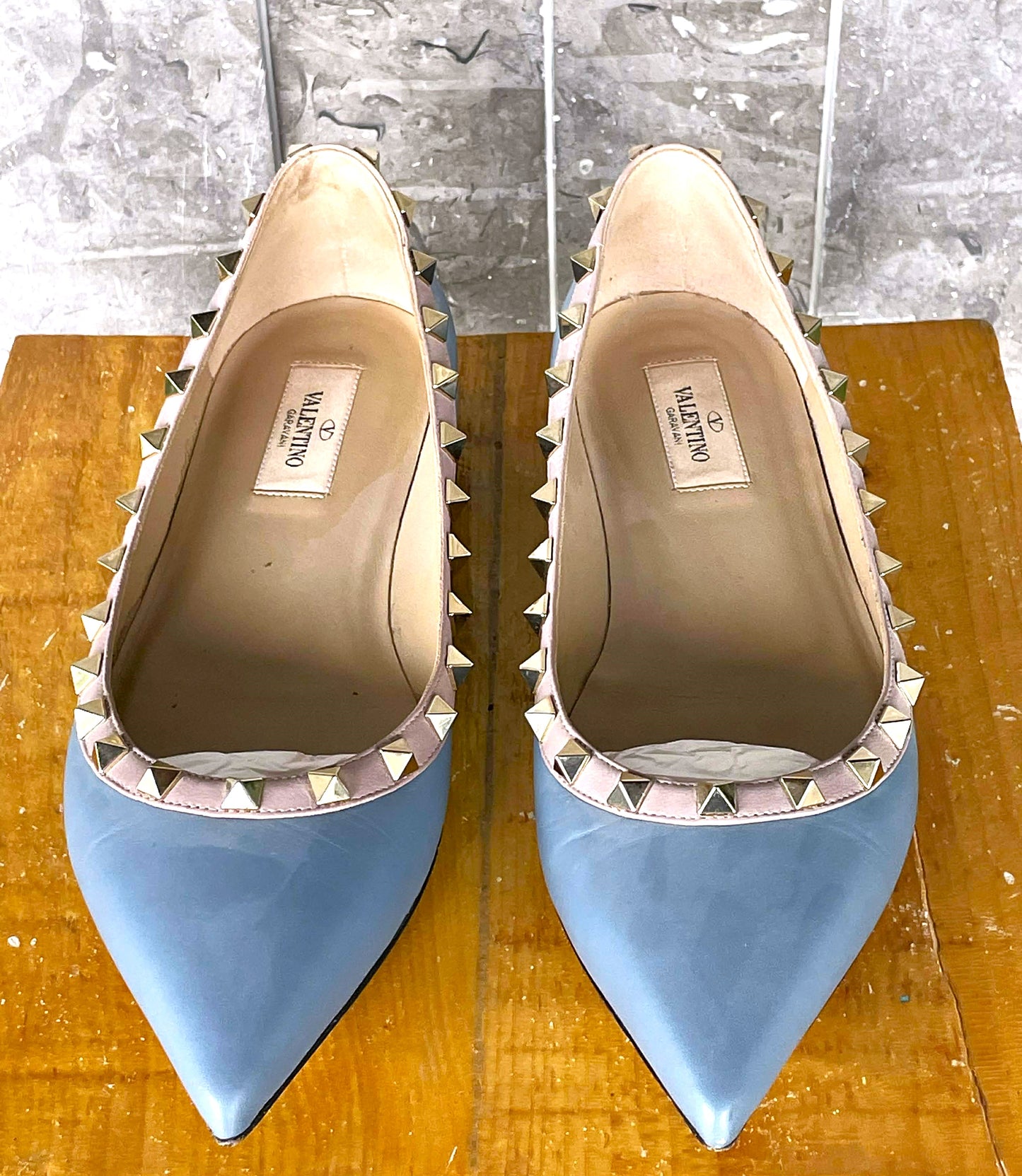 Valentino Garavani Rockstud Flats US 9