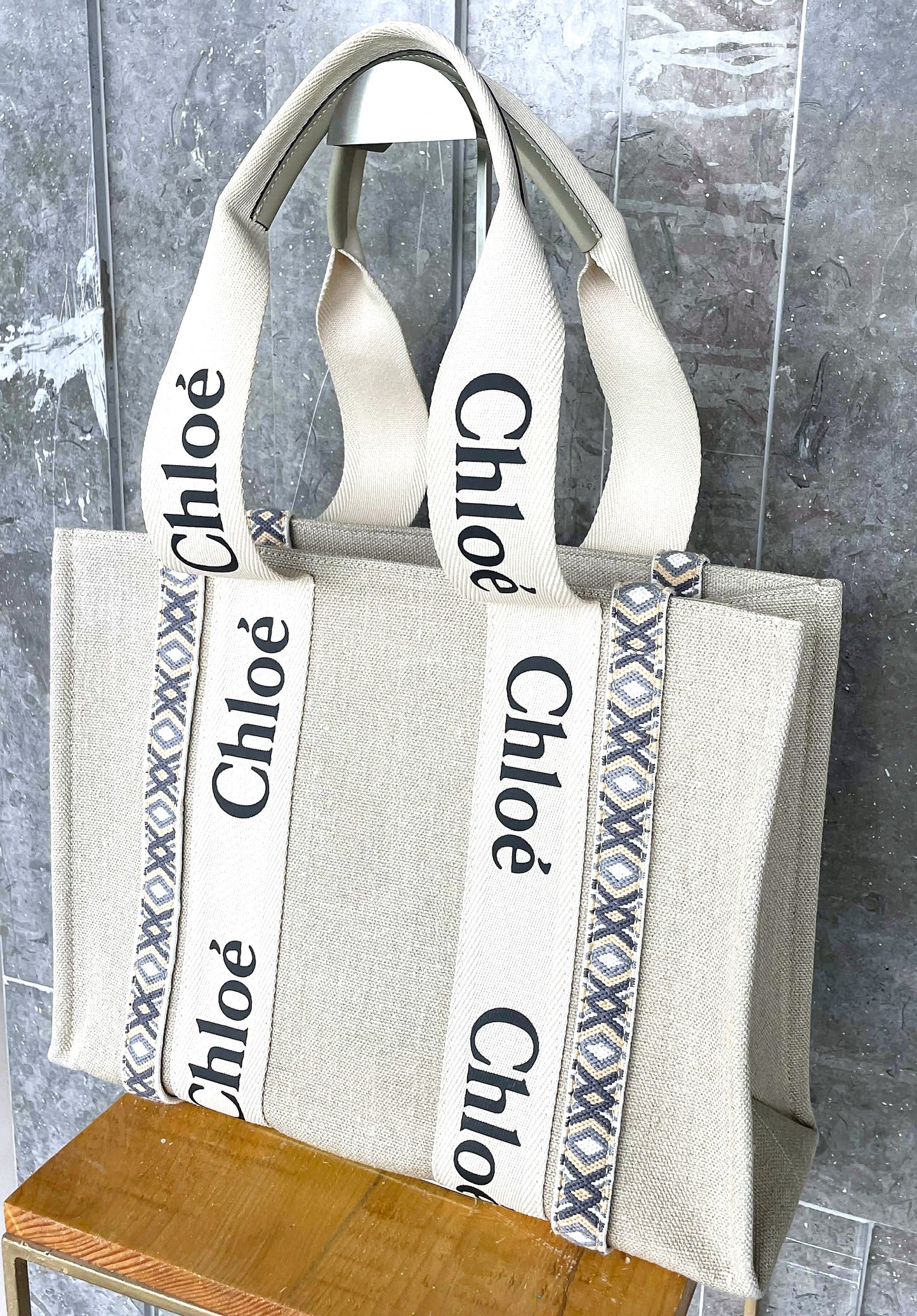 Chloe Woody Tote in Medium