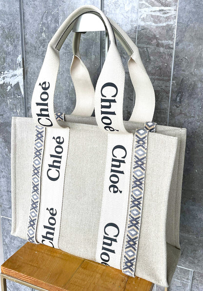 Chloe Woody Tote in Medium