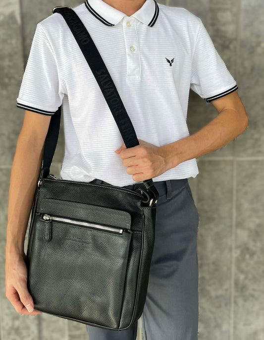 Ferragamo Messenger black bag