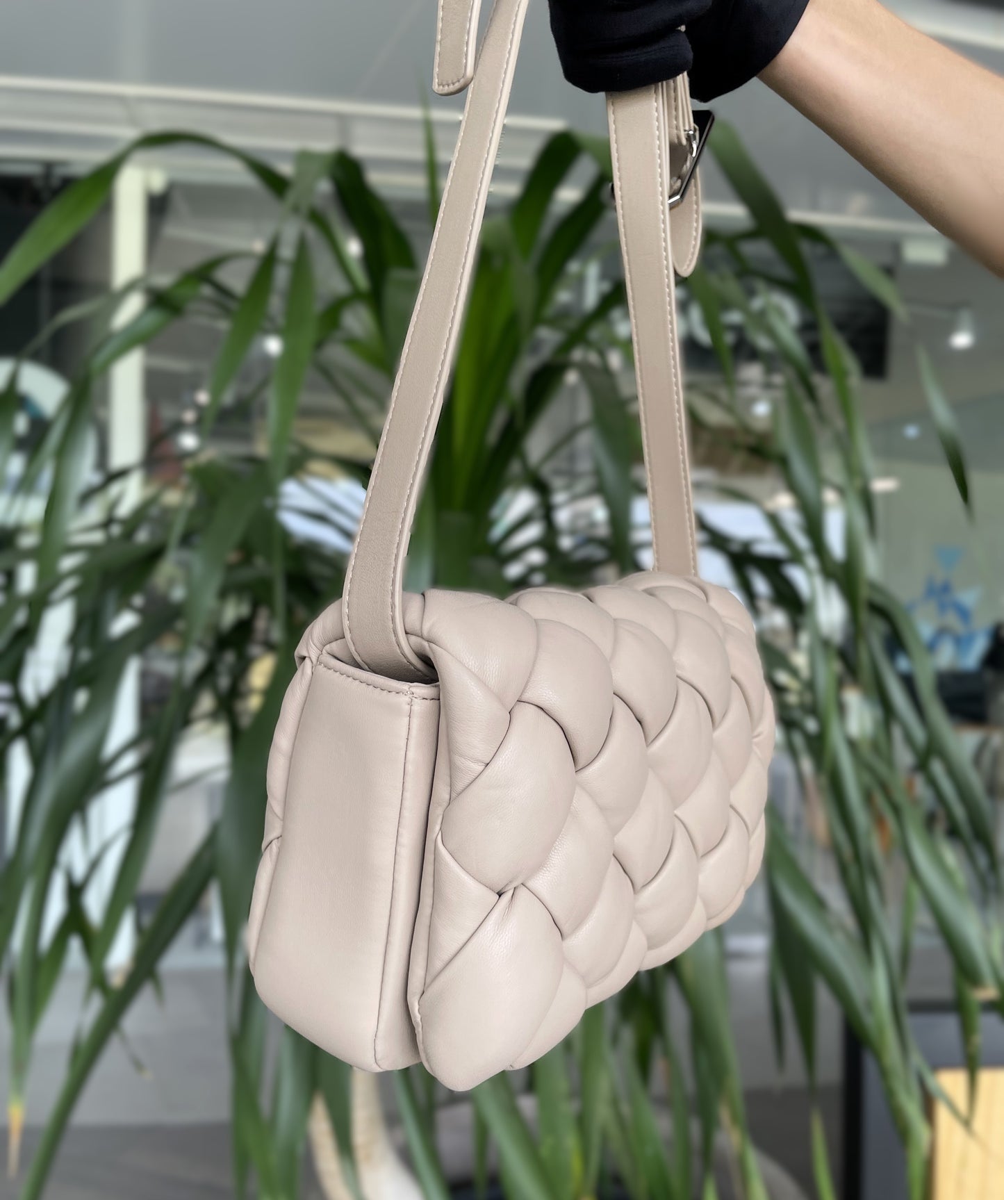 JW PEI Almond Maze Crossbody Bag