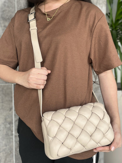 JW PEI Almond Maze Crossbody Bag