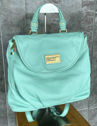 Marc Jacobs Classic Q Mariska Backpack in Mint Green