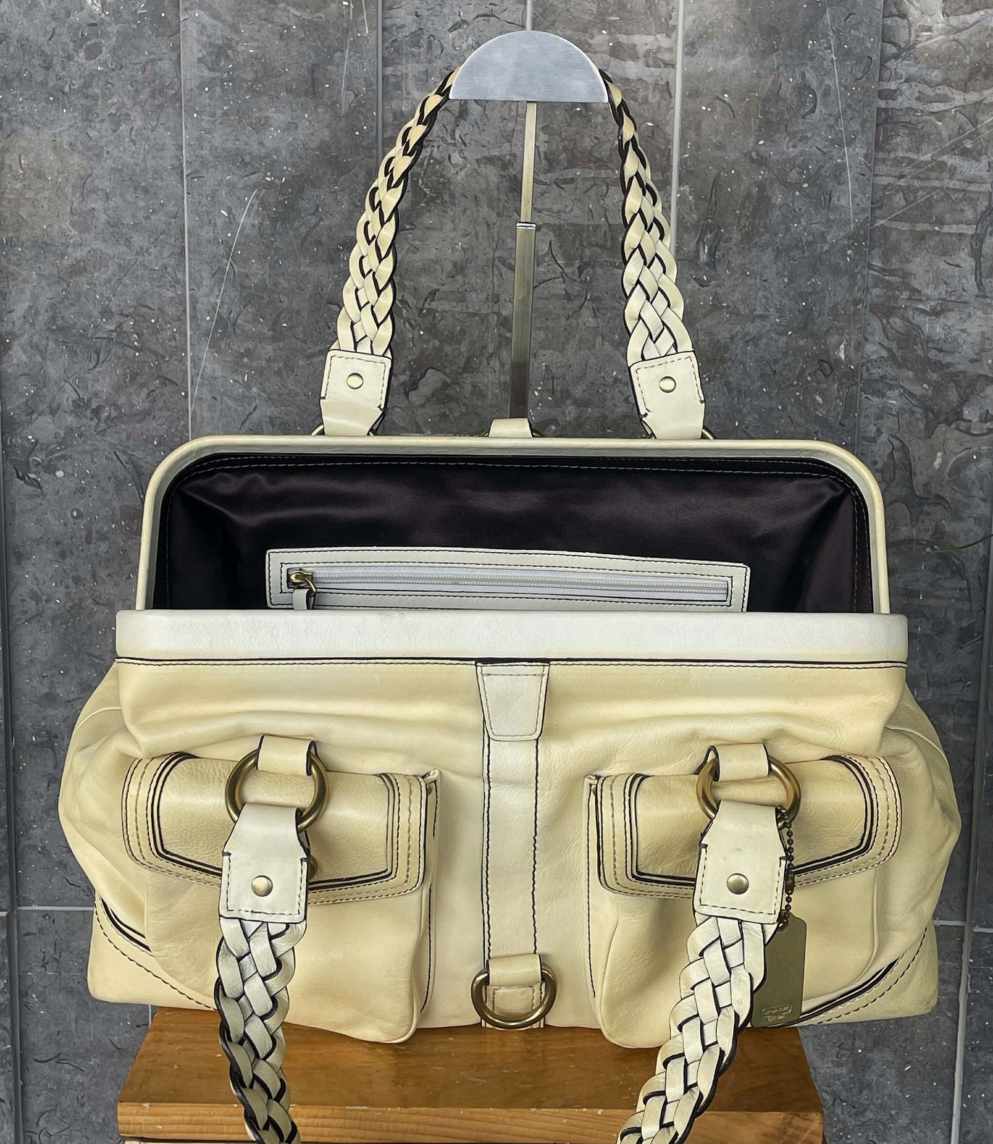 Coach Vintage Butter Yellow