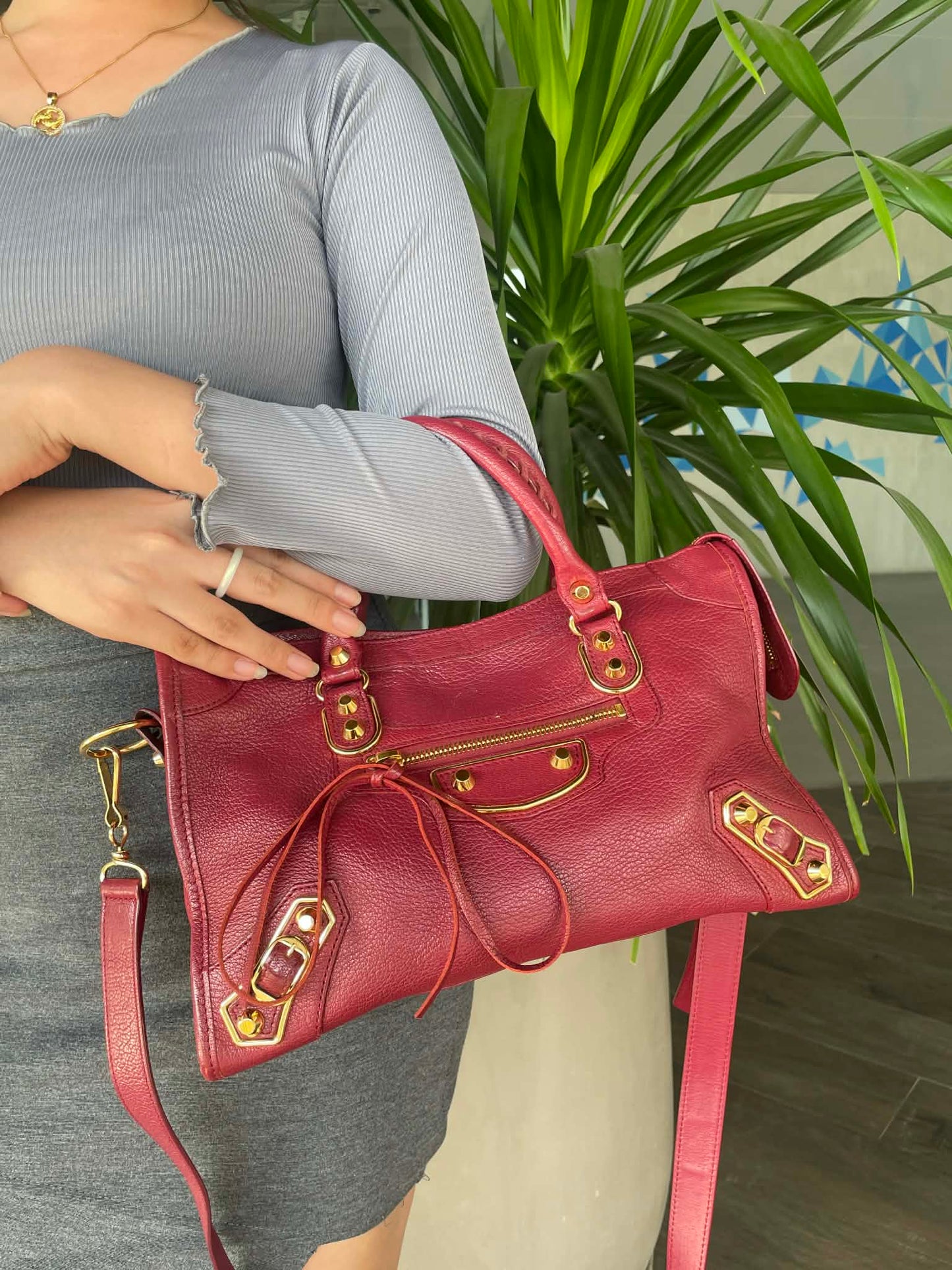 Balenciaga Edge Ghw Maron