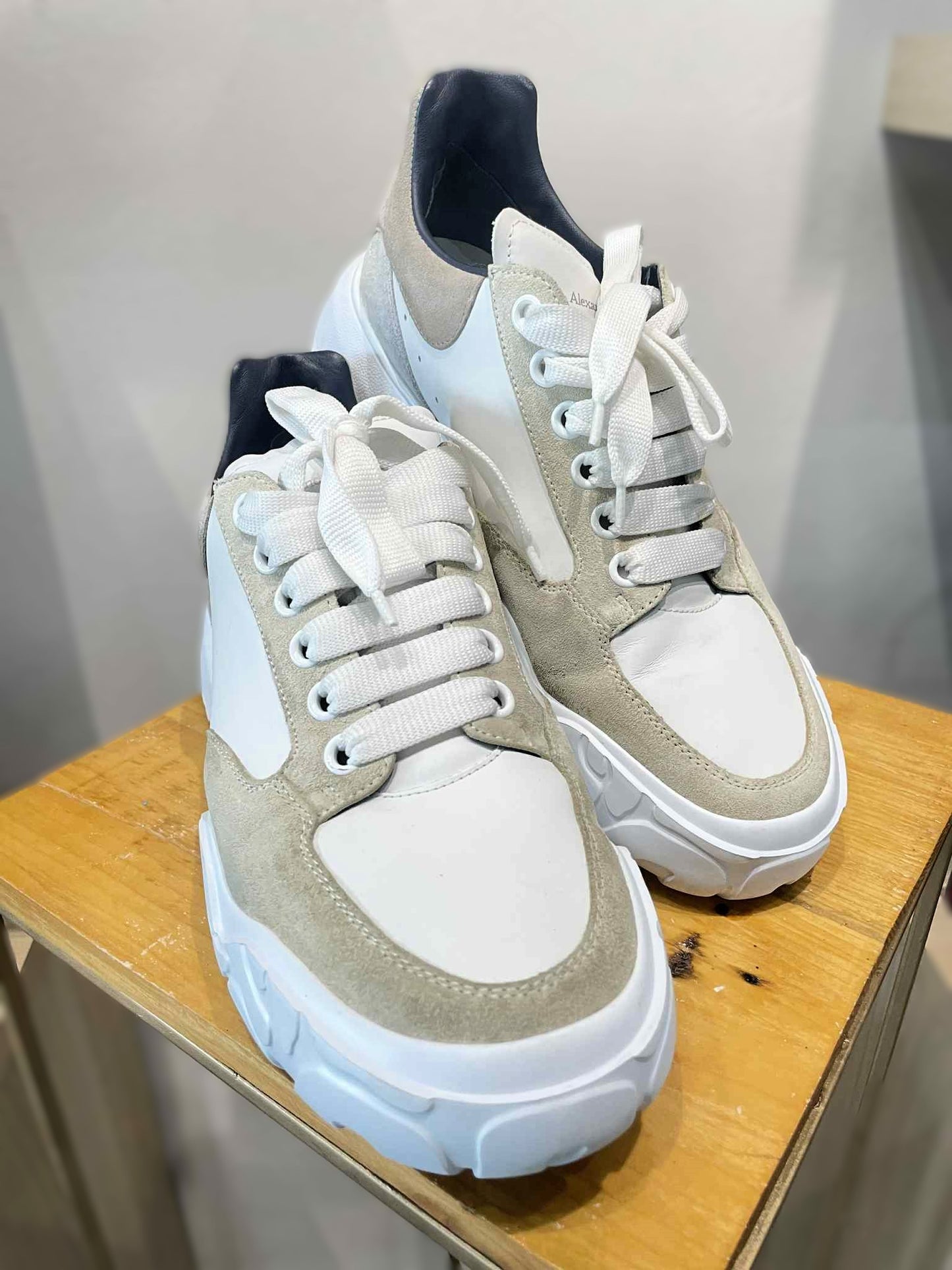 Alexander Mcqueen Court Leather/Suede Sneakers US 42 - (ONHAND)