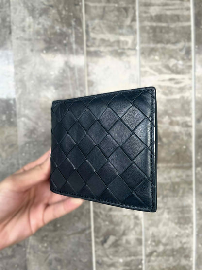 Men's Bottega Veneta  Intrecciato Bi-fold Wallet