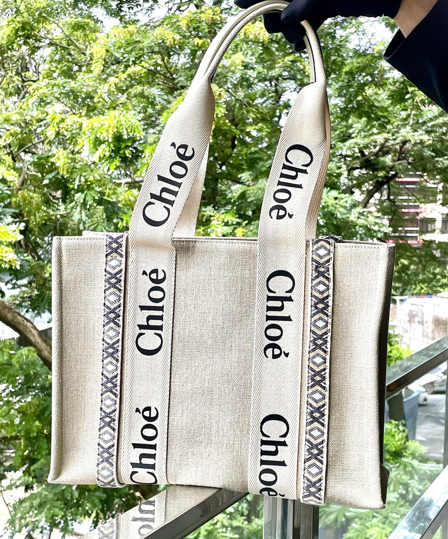 Chloe Woody Tote in Medium