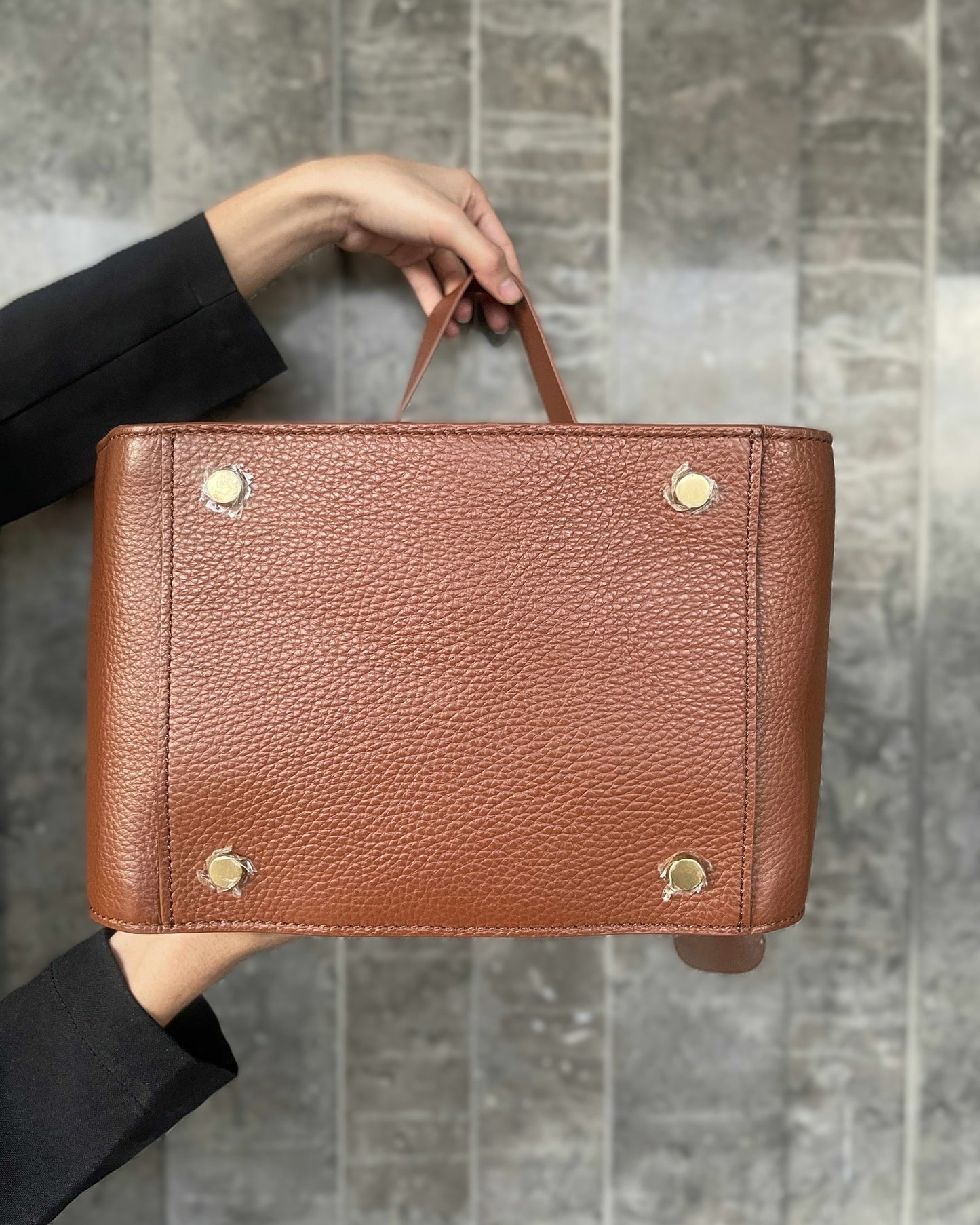 Rabeanco Dark Camel Satchel