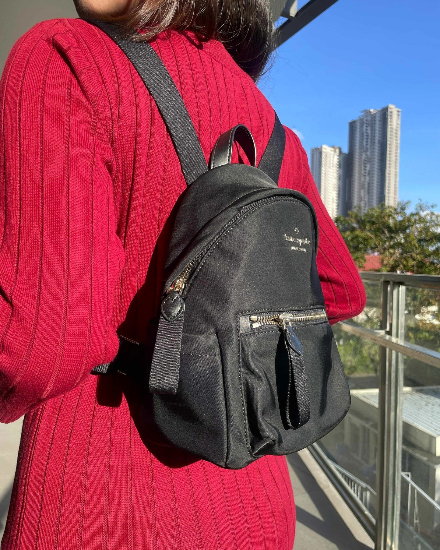 Kate Spade Chelsea Mini Backpack Black