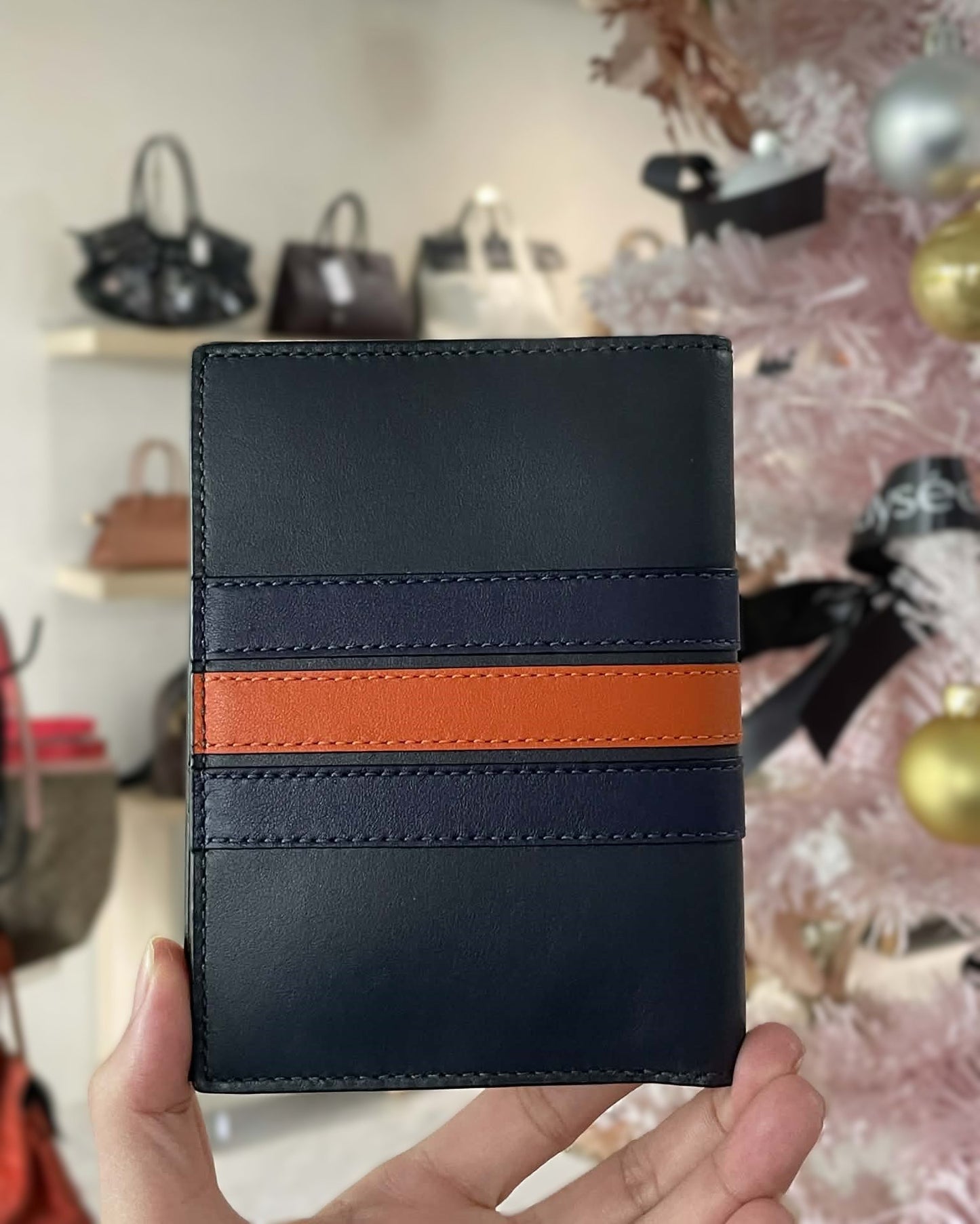 Coach Men's Stitch Passport Case