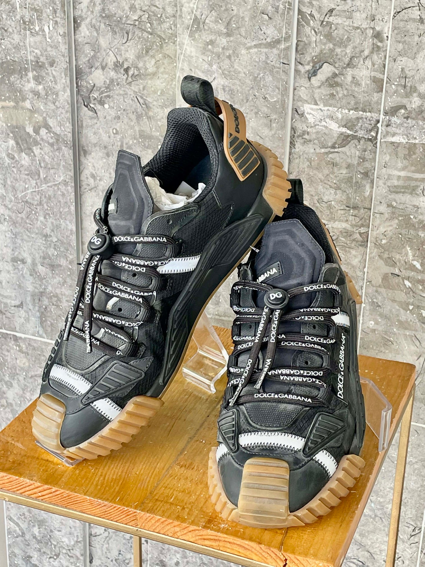 Dolce & Gabbana NS1 Sneakers in Black Size: 8.5