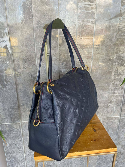 Louis Vuitton  Bleu Infini monogram Empreinte Leather Ponthieu Pm