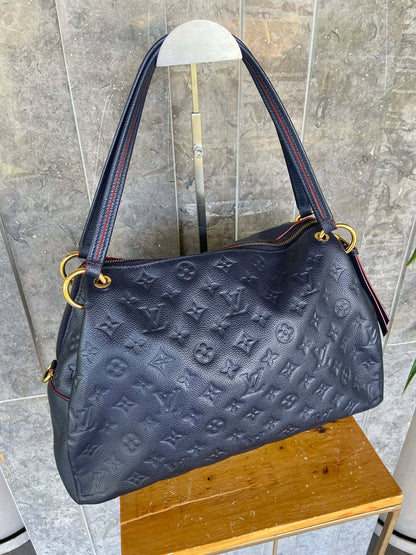 Louis Vuitton  Bleu Infini monogram Empreinte Leather Ponthieu Pm