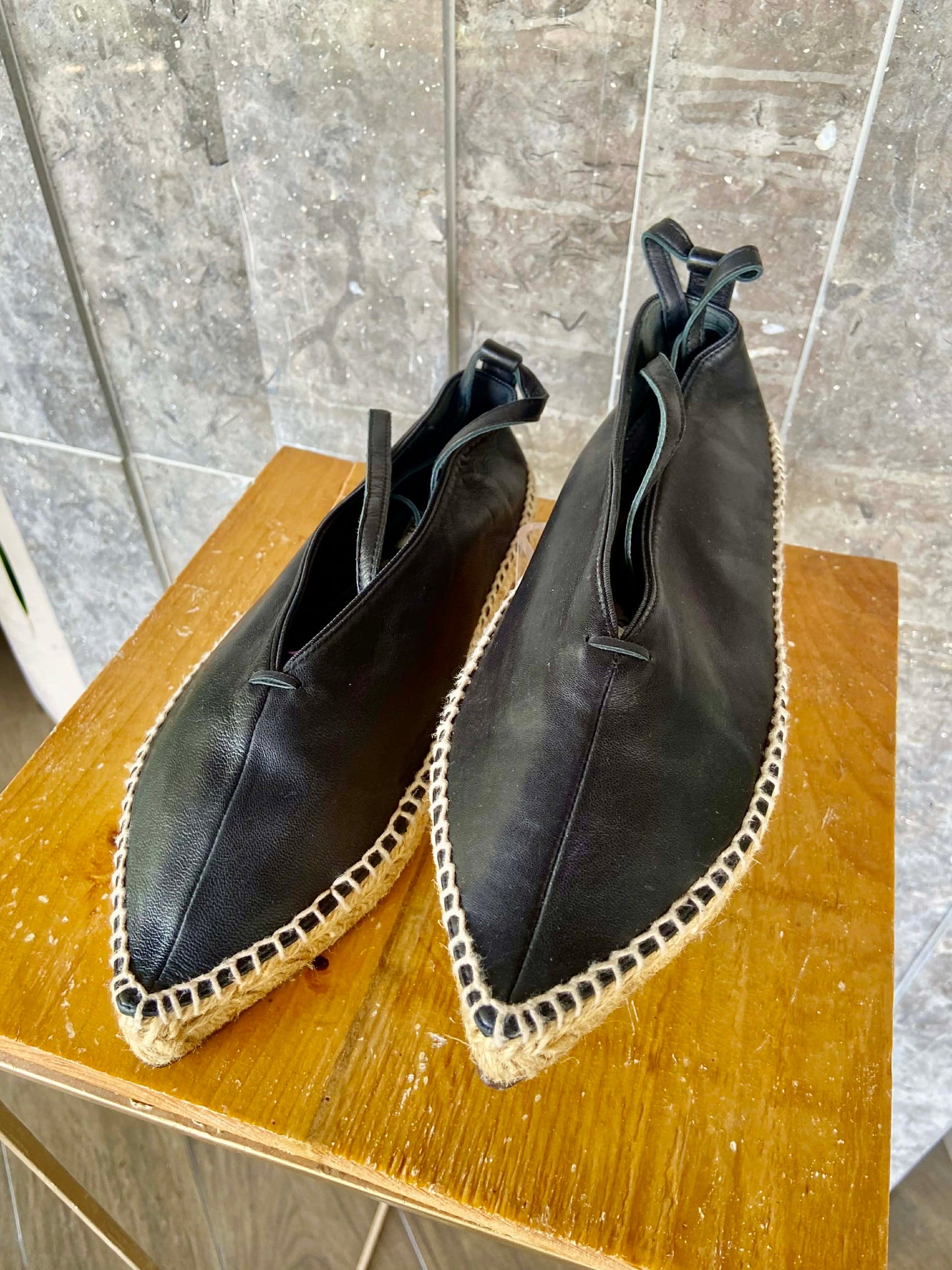 Celine Leather Espadrille US36