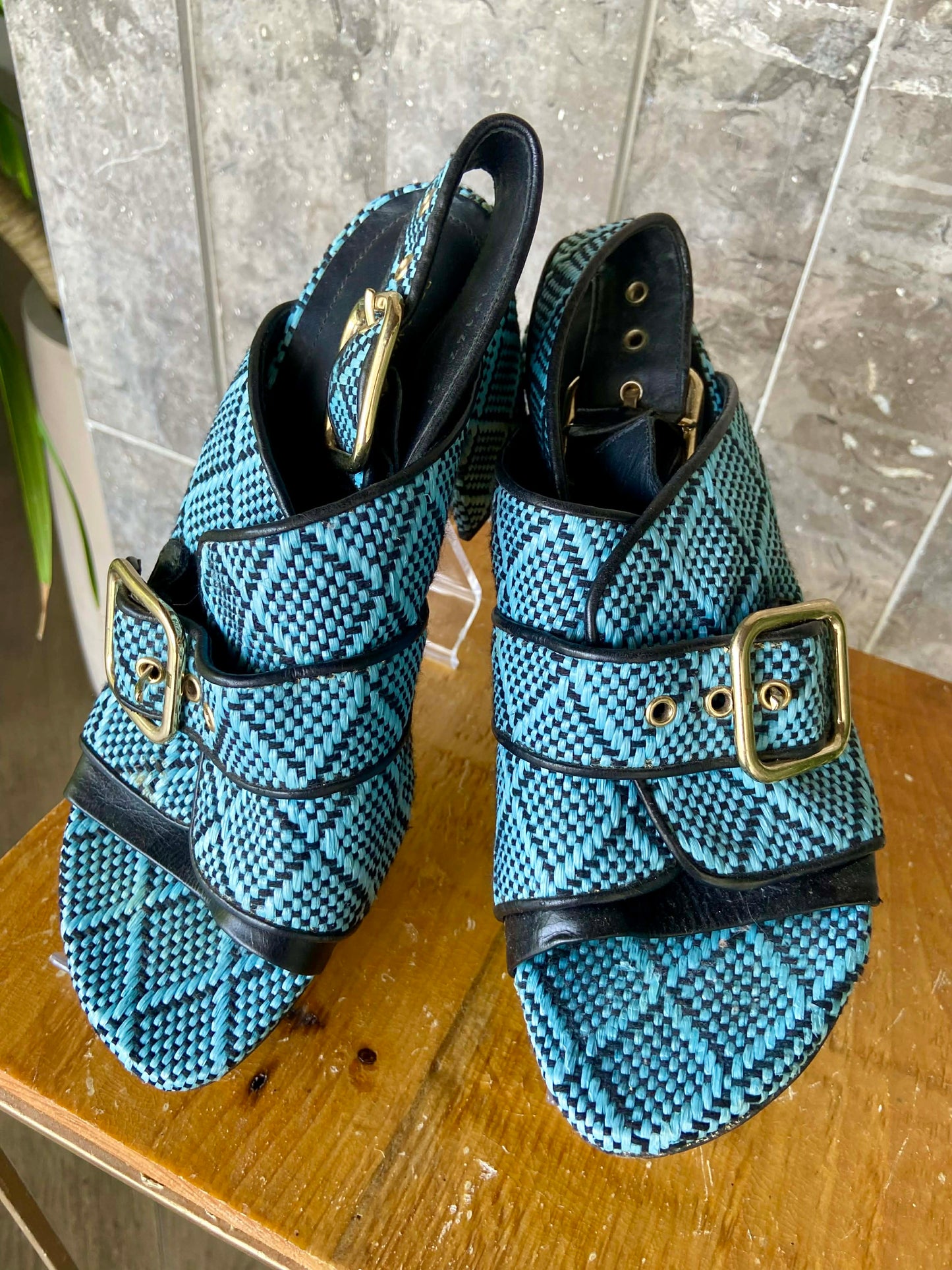 Dries Van Noten animal slingback size 37