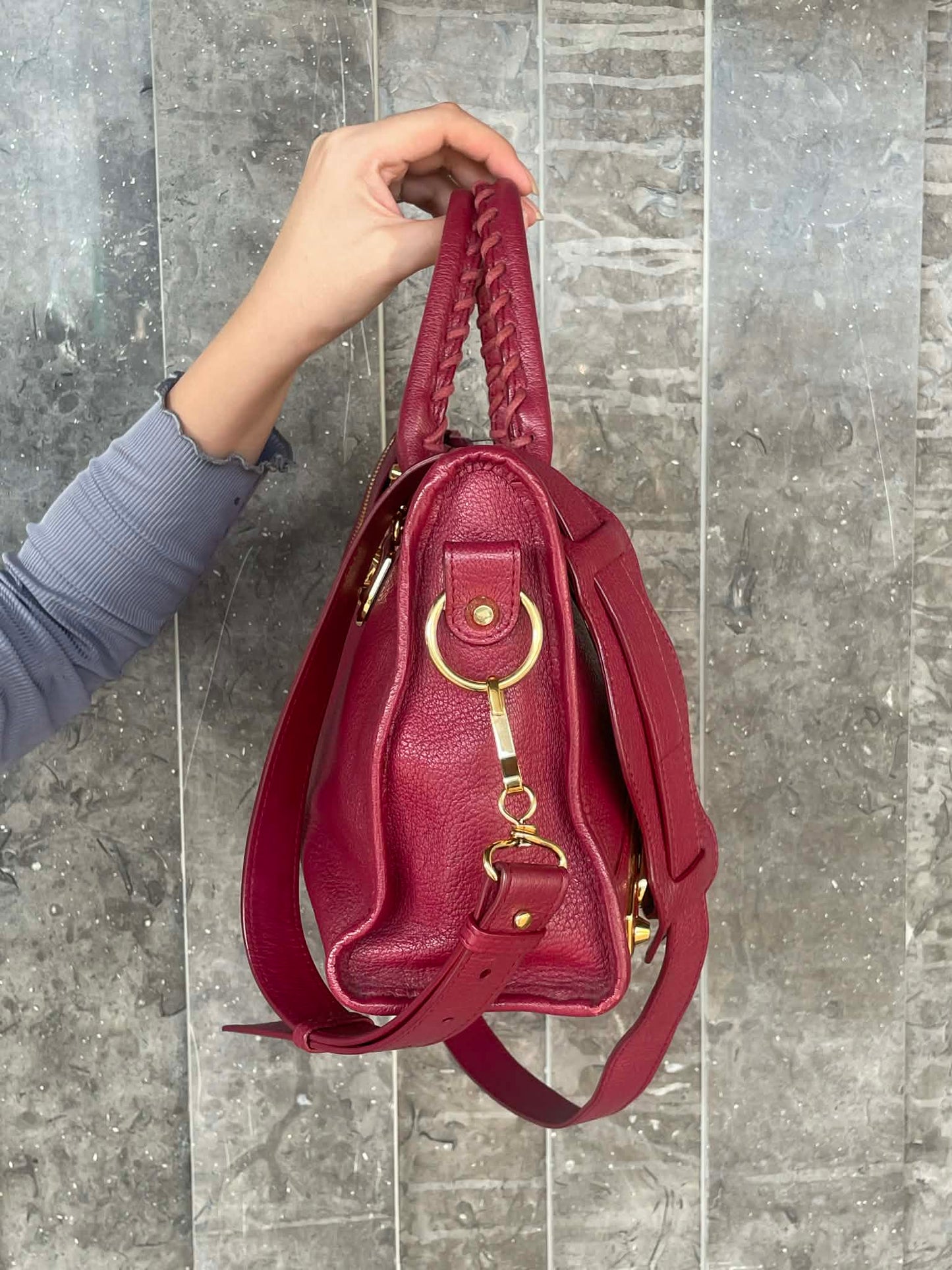 Balenciaga Edge Ghw Maron