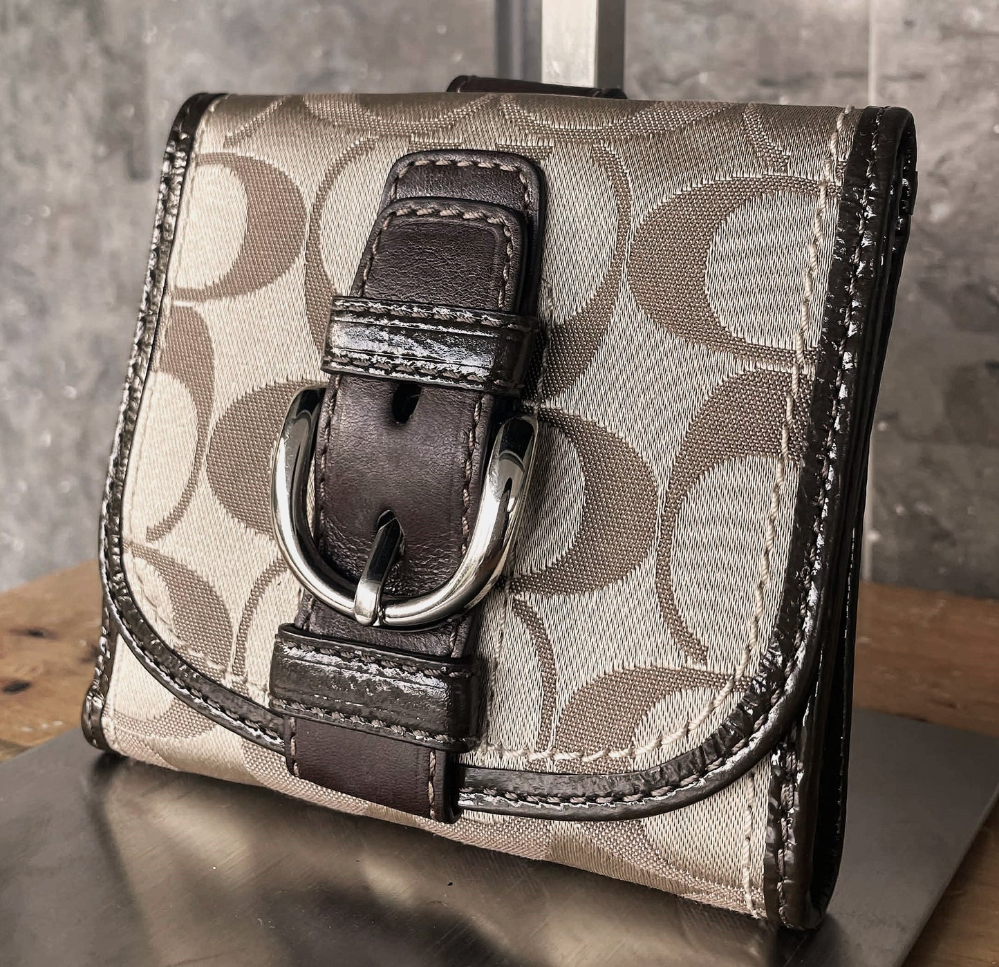 Coach Soho Signature French wallet
