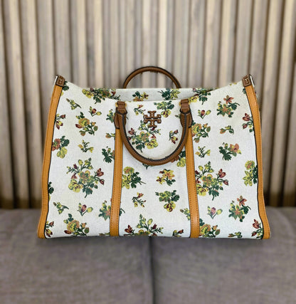 Tory Burch Blake Printed Canvas Jumbo Tote